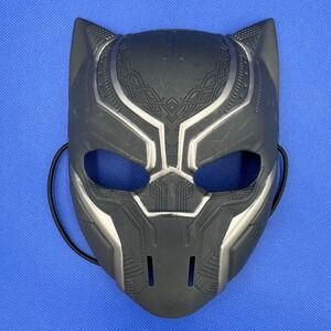 Hasbro Marvel Black Panther Mask Black Silver 2016‎ Toy Wakanda Comic Cosplay